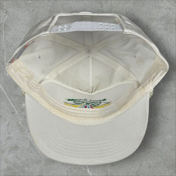 Vtg Dubuque Botanical Garden NatureTree Rope Brim Snapback Hat San Sun Brand - Picture 5 of 7